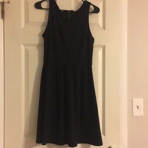 Old navy black poly blend dress